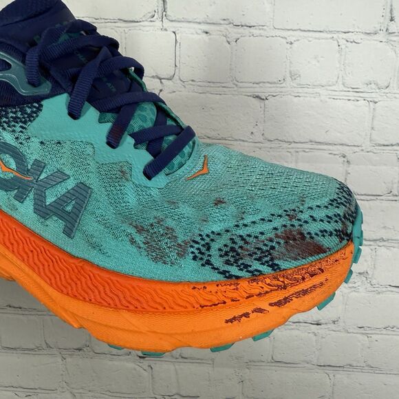 Hoka One One Challenger ATR 7 Womens 7.5 Shoes Running Trail Blue 1134498 CVOR - Picture 10 of 14